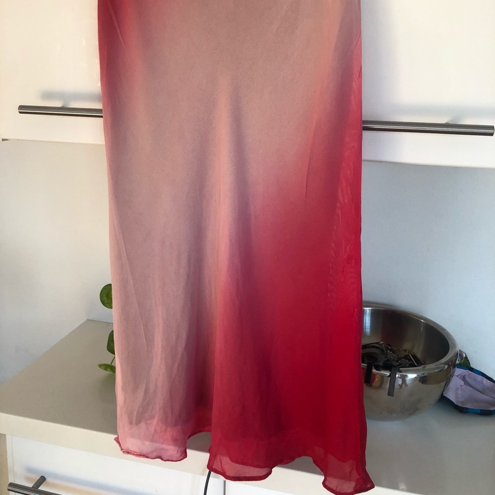 Peter Cohen lined gaze knee length skirt.